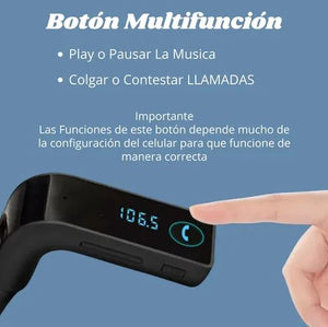 Receptor G7™ Transmisor Bluetooth para carro