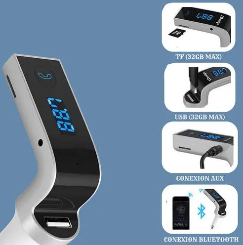Receptor G7™ Transmisor Bluetooth para carro